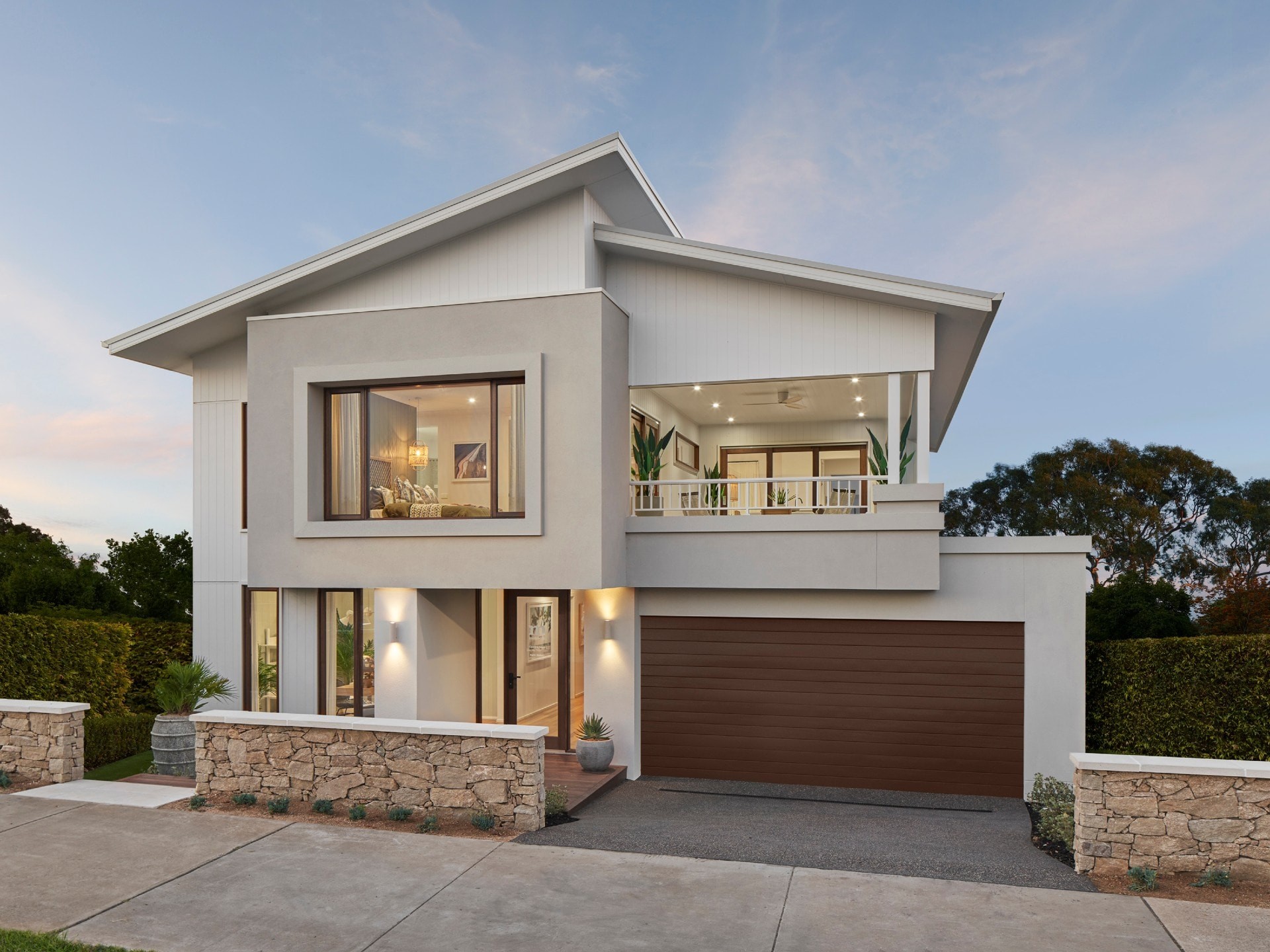 alto modern home facade design metricon homes exterior landscaping