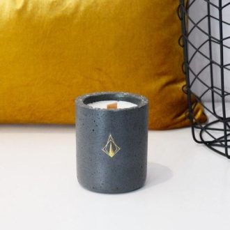 Concrete Candle by Tanda in TLC Interiors Shop