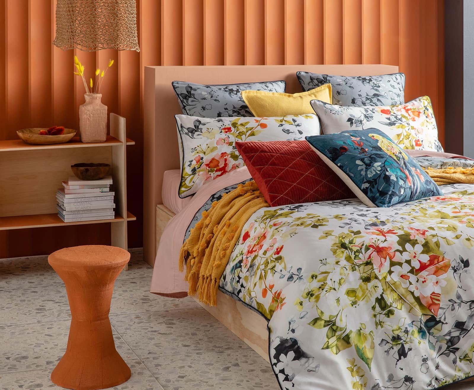 kas verena colourful quilt cover sets bright floral bedding design