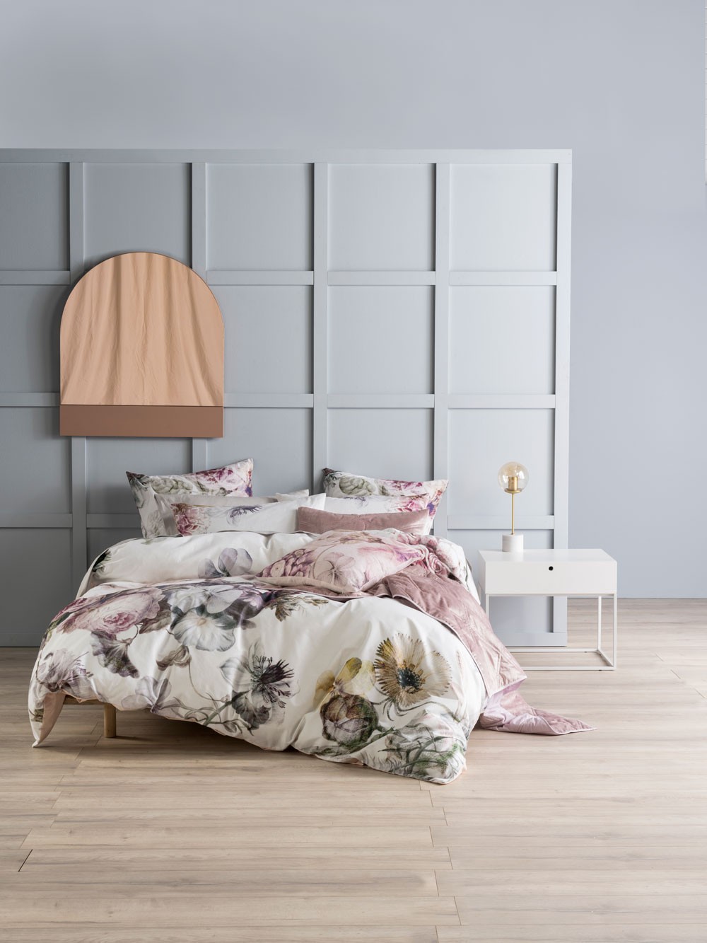 soft grey bedroom ideas with bedding by linen house