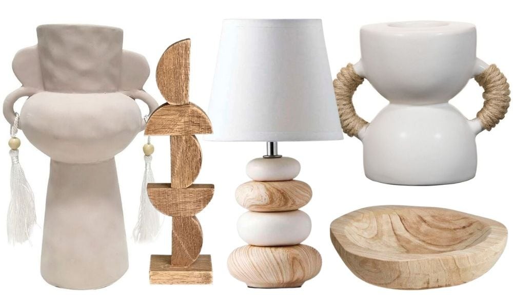 spotlight homewares white and timber look affordable decor