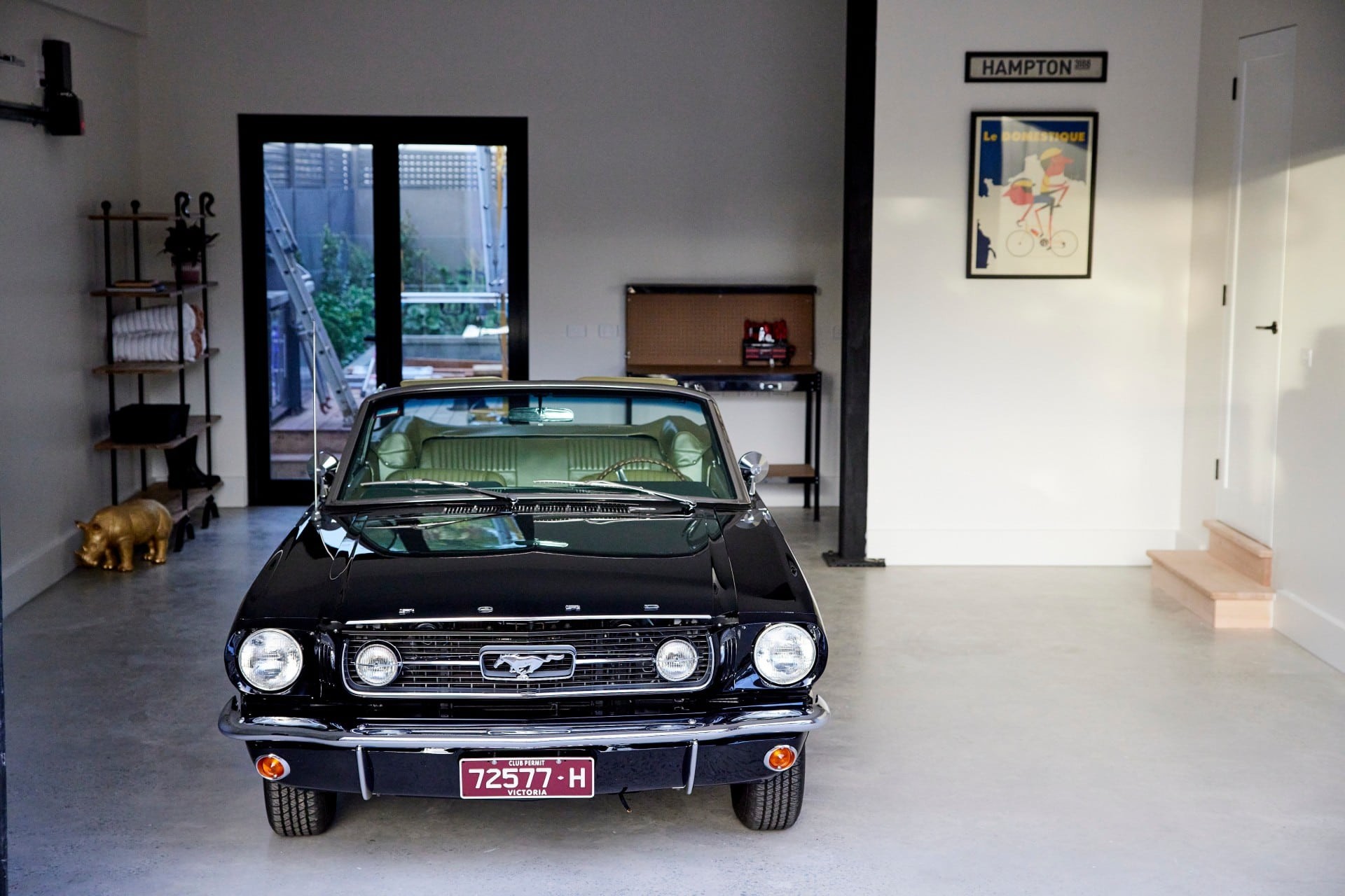the block 2021 tanya and vito garage with vintage car