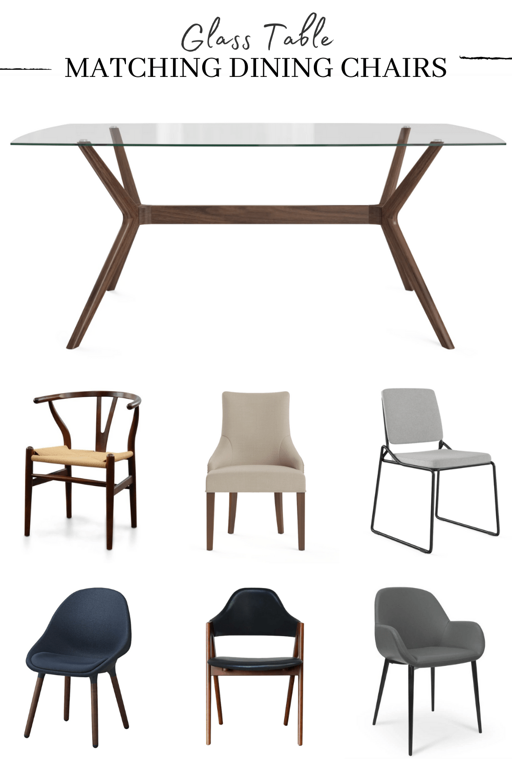 dining chairs for a glass top dining table
